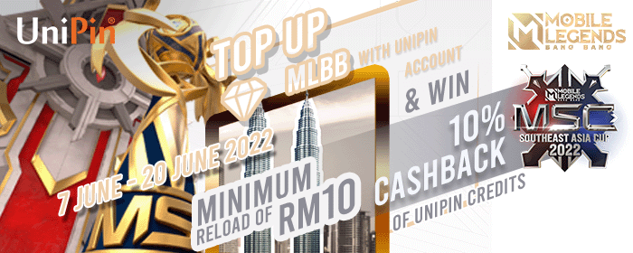 MSC Sales Campaign – UniPin Credits Cashback